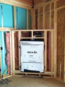 Fireplace on Exterior Wall